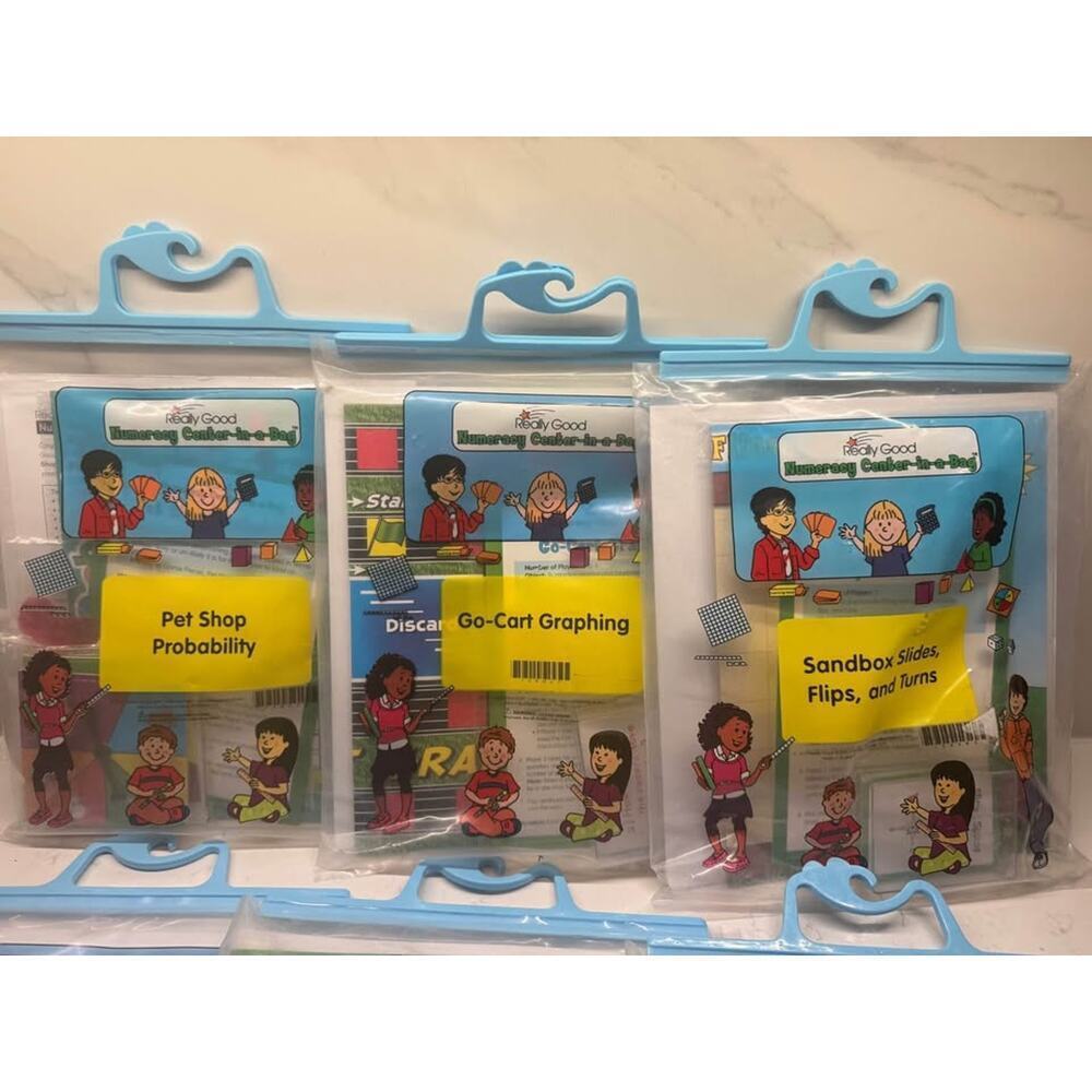 Really Good Stuff Elementary Educational Math Numeracy Center-In-A-Bags - Picture 4 of 4